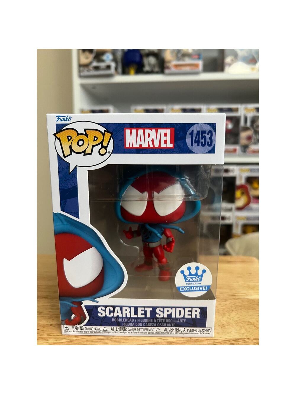 NEW IN HAND EXCLUSIVE Scarlet Spider Funko Pop Bobblehead 1453 Spider-man Marvel